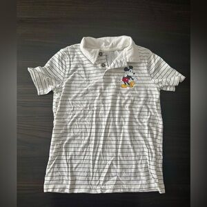 Mickey Mouse Jumping Beans Collared Shirt Nautical